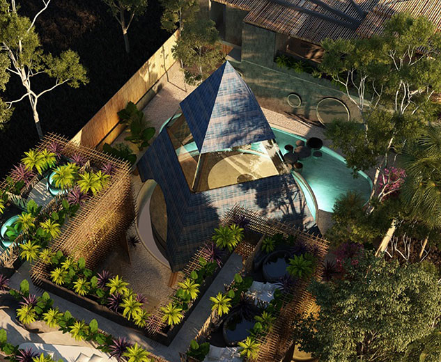 Aerial rendering of Sanctuary facilities